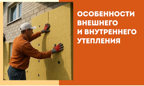 Какие особенности внешнего и внутреннего утепления в Аксае