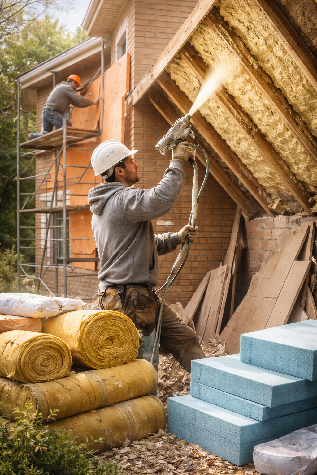 Утепление домов в Аксае под ключ от 4266 руб/м2 | Профессионально — ТепломастерАкс