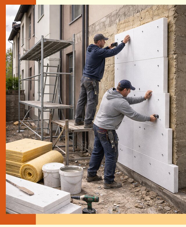 Утепление таунхауса с гарантией комфорта в Аксае