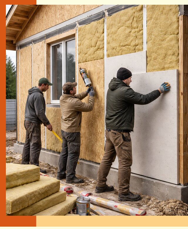 Профессиональное утепление дома из SIP-панелей в Аксае