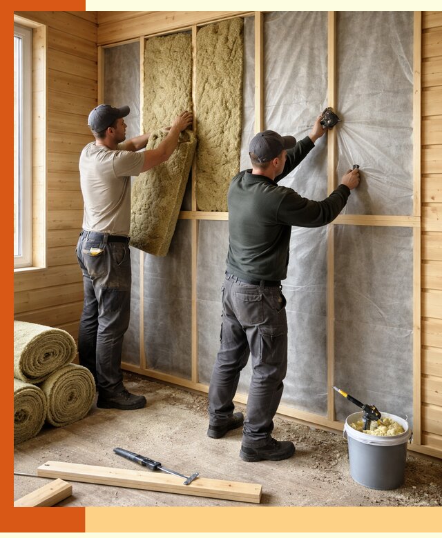 Утепление дома из минибруса в Аксае: комплексные теплоизоляционные работы