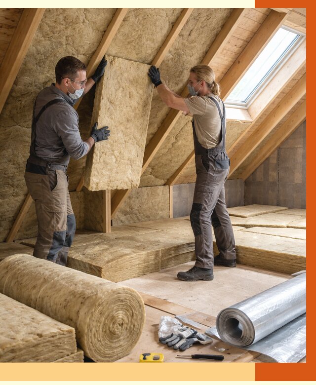 Утепление мансарды минватой в Аксае от 4266 руб./м2 — монтаж и пароизоляция | ТепломастерАкс