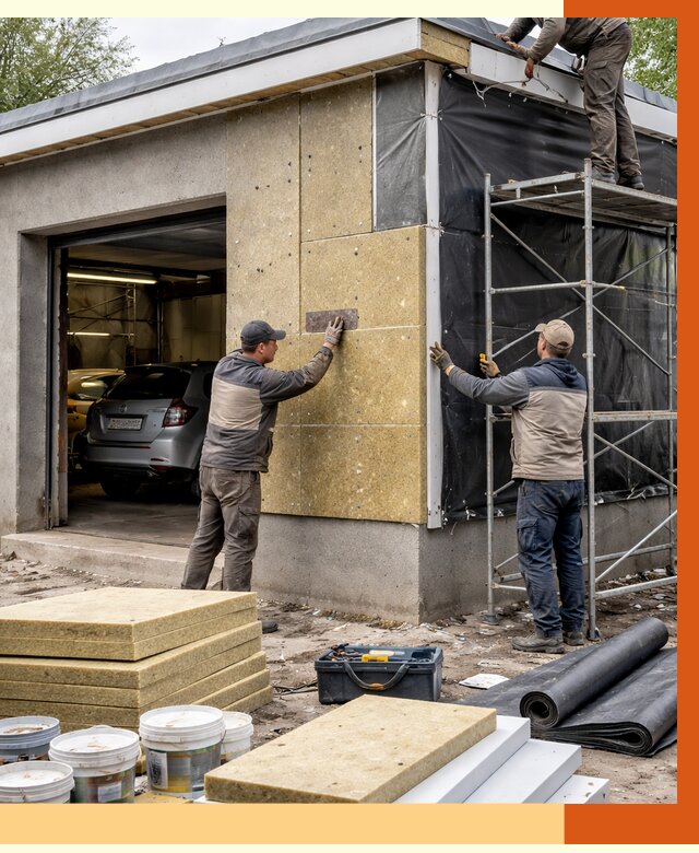 Утепление автосервиса в Аксае ппу, пеноизоляция, от 14728 руб/м2 — ТепломастерАкс