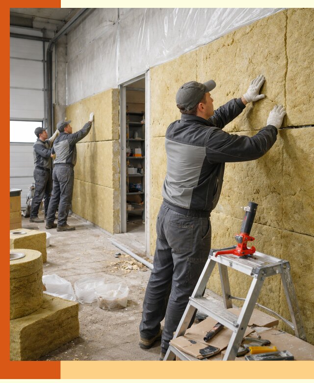 Утепление автосервиса и мастерских в Аксае качественно и надёжно