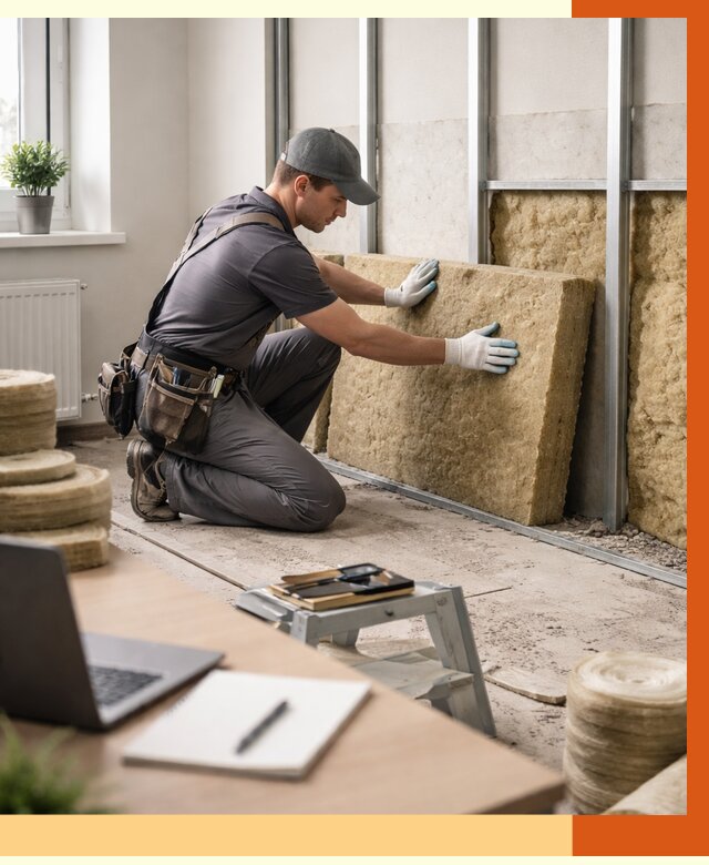 Утепление офиса в Аксае от 4571 руб/м2 — комплексное утепление офиса под ключ | ТепломастерАкс