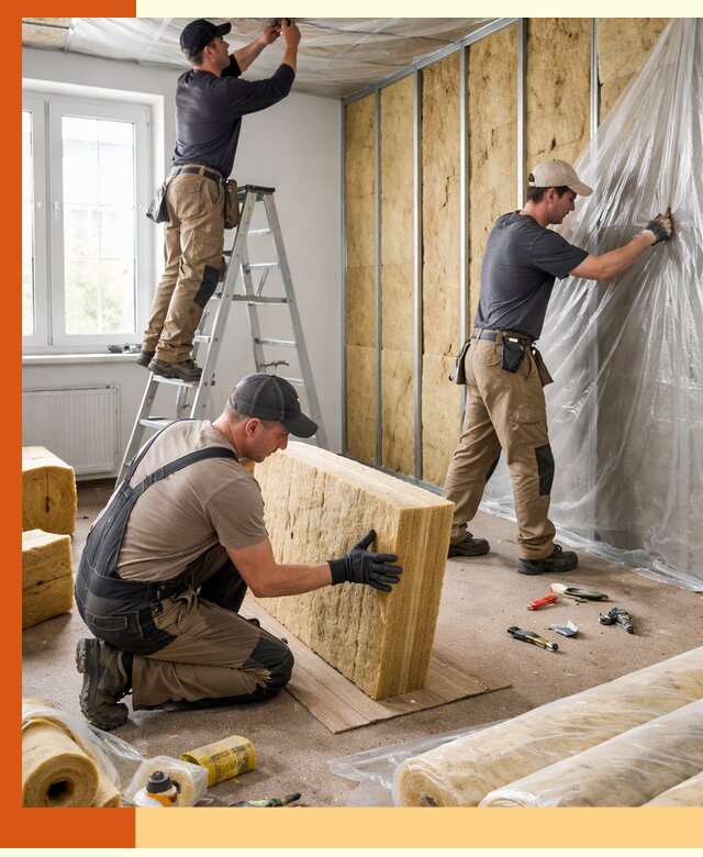 Утепление офисных помещений под ключ в Аксае