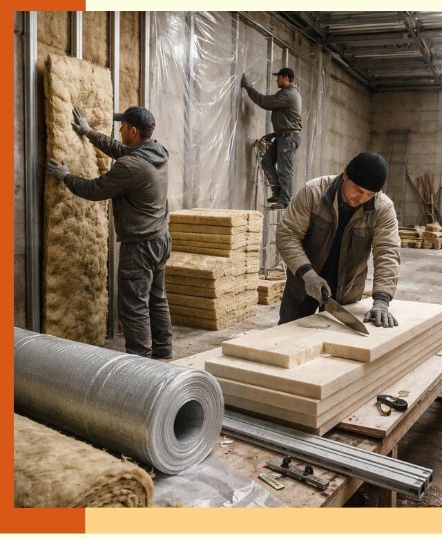 Утепление торгового склада в Аксае с энергоэффективными решениями