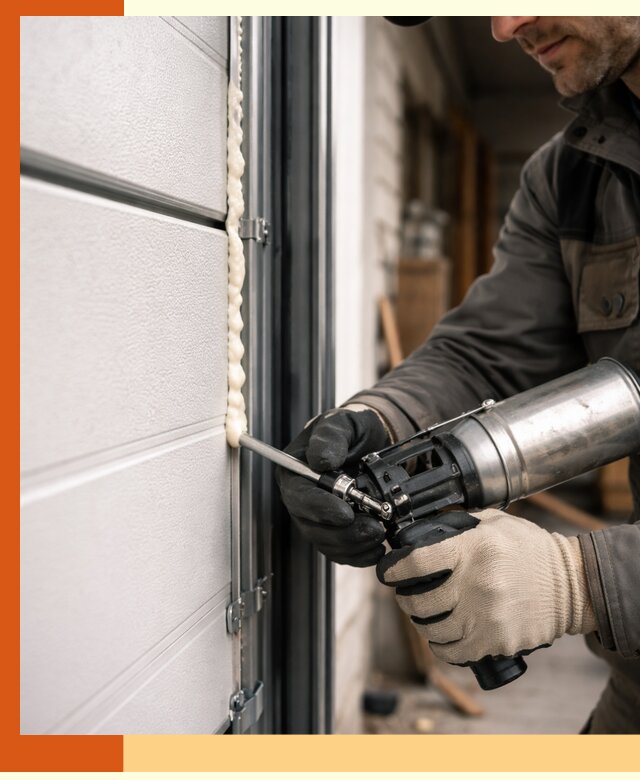 Заполнение пустот ворот в Аксае профессионально и герметично