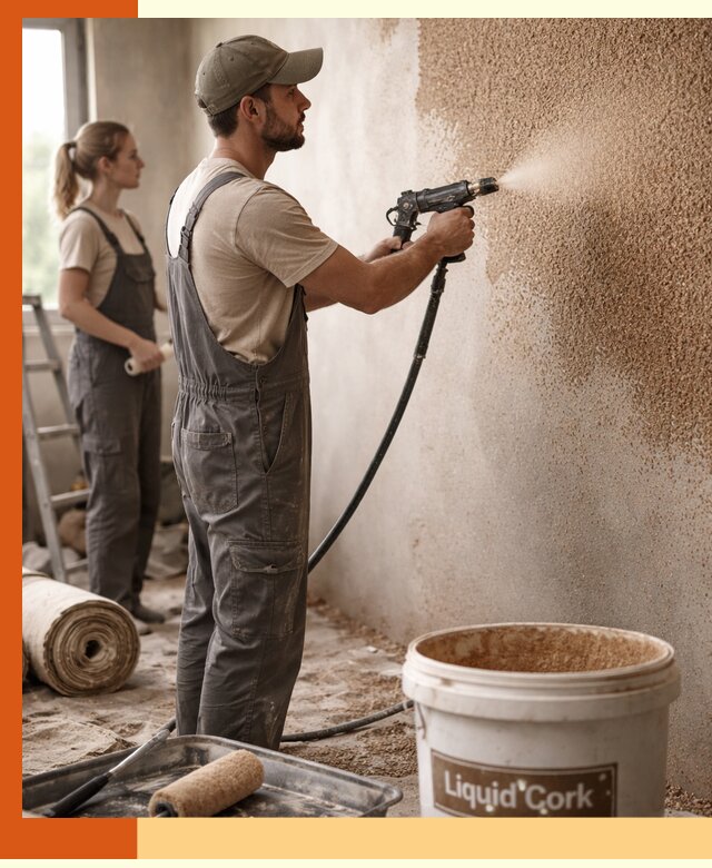 Утепление стен жидкой пробкой в Аксае эффективное и долговечное